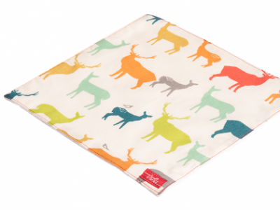 Mouchoir TSHU avec motif de cerfs multicolore pour les enfants