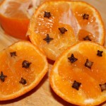 Orange et désodorisant