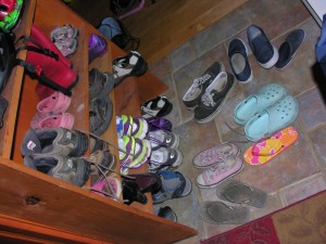 Où sont mes chaussures?